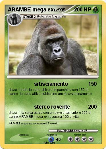 Pokemon ARAMBE mega ex