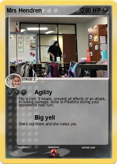 Pokemon Mrs Hendren