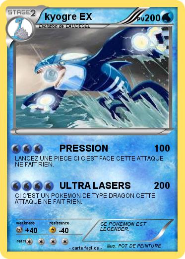 Pokemon kyogre EX