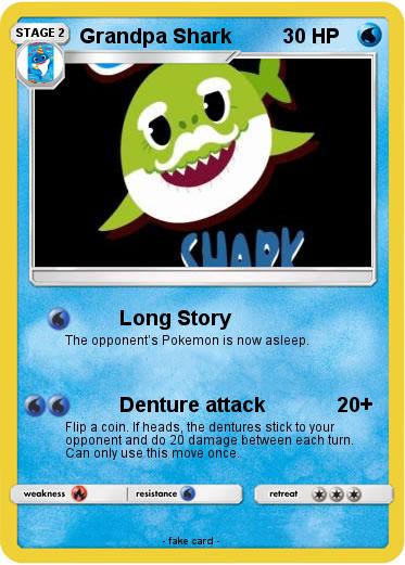 Pokemon Grandpa Shark