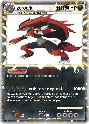 Pokemon zoroark                   111