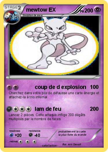 Pokemon mewtow EX