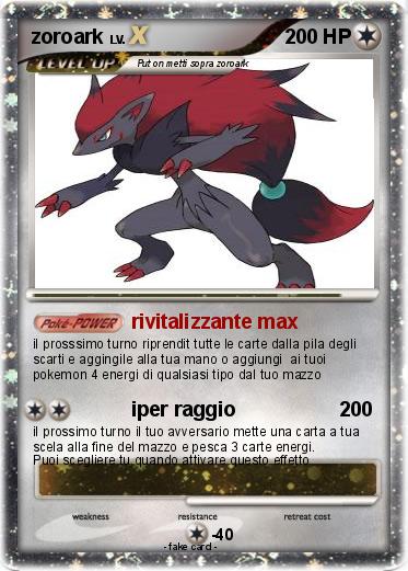 Pokemon zoroark