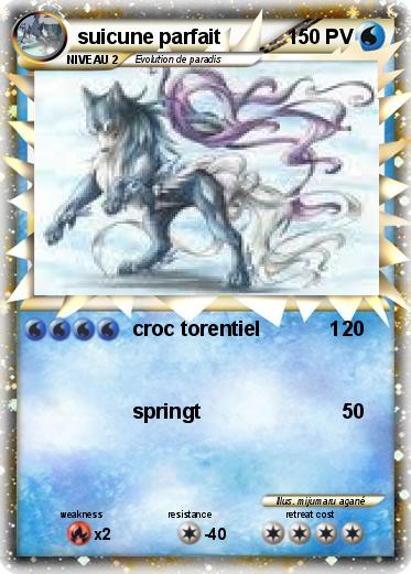 Pokemon suicune parfait