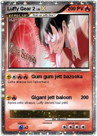 Pokemon Luffy Gear 2