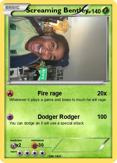 Pokemon Screaming Bentley