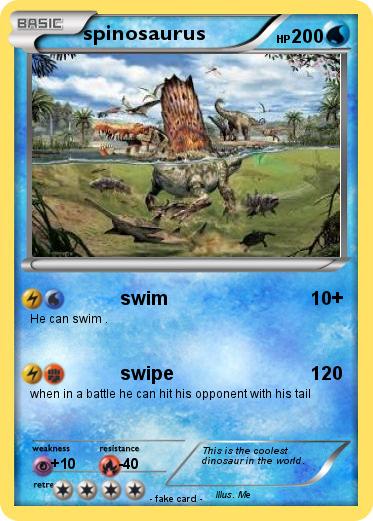 Pokemon spinosaurus