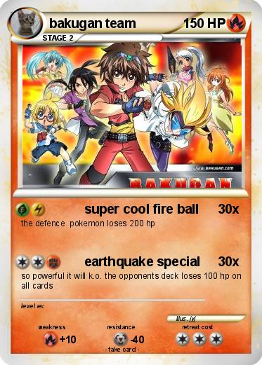 Pokemon bakugan team