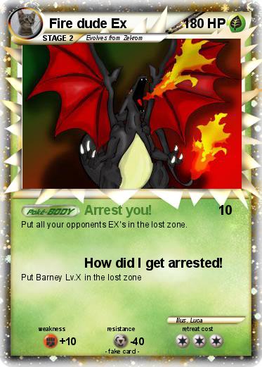 Pokemon Fire dude Ex