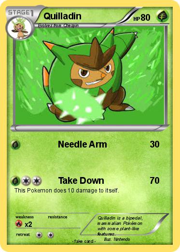 Pokemon Quilladin