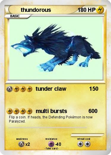 Pokemon thundorous