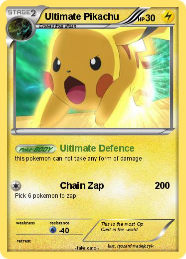 Pokemon Ultimate Pikachu