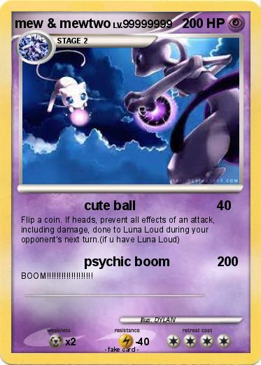Pokemon mew & mewtwo