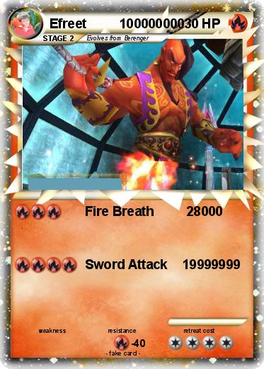 Pokemon Efreet         100000000