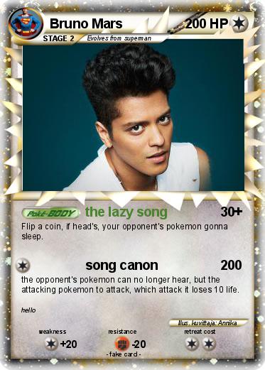 Pokemon Bruno Mars