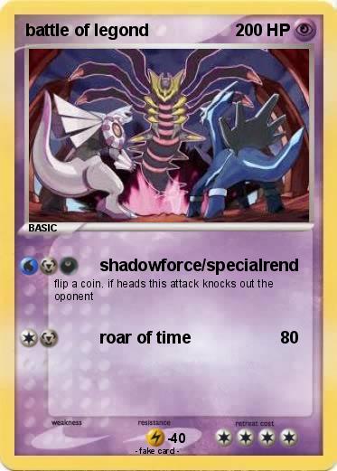 Pokemon battle of legond