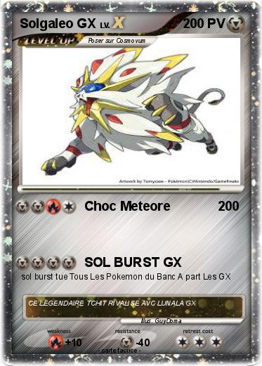 Pokemon Solgaleo GX