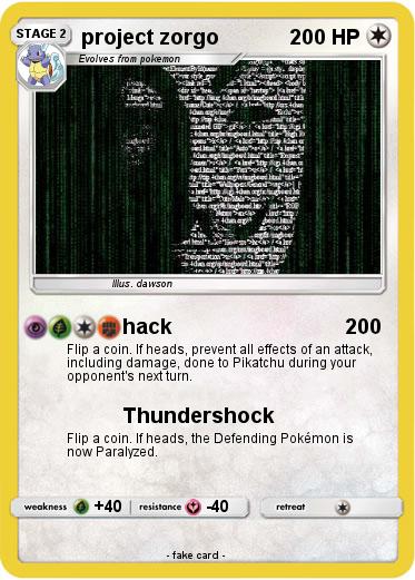 Pokemon project zorgo