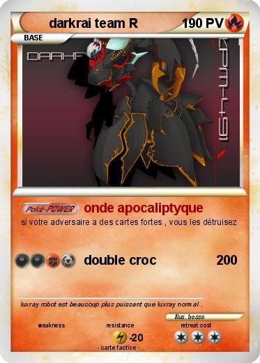 Pokemon darkrai team R