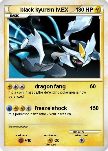 Pokemon black kyurem lv.EX