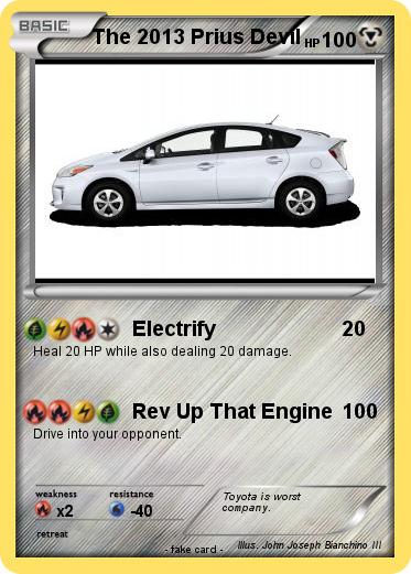 Pokemon The 2013 Prius Devil