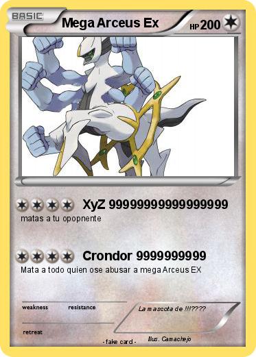 Pokemon Mega Arceus Ex