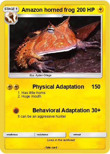 Pokemon Amazon horned frog