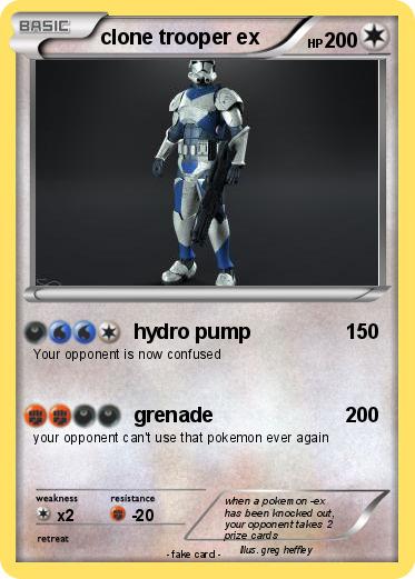 Pokemon clone trooper ex