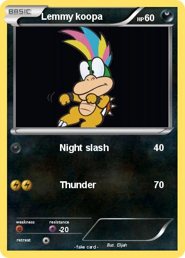 Pokemon Lemmy koopa