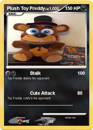 Pokemon Plush Toy Freddy