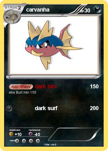 Pokemon carvanha