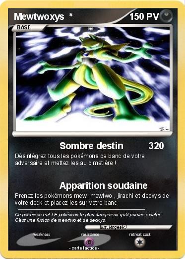 Pokemon Mewtwoxys  *