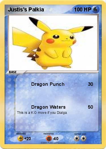 Pokemon Justis's Palkia