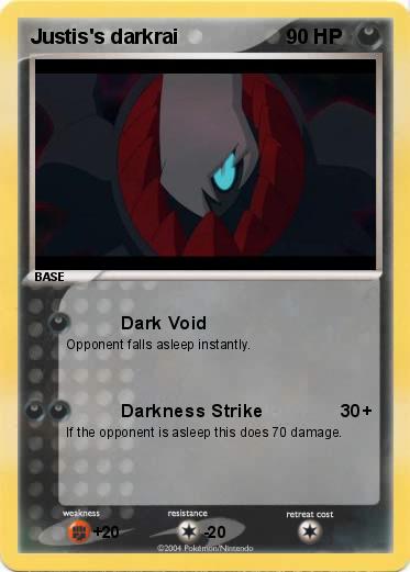 Pokemon Justis's darkrai