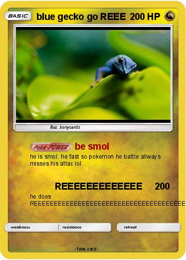 Pokemon blue gecko go REEE