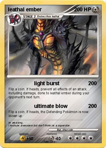 Pokemon leathal ember