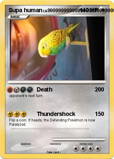 Pokemon Supa human