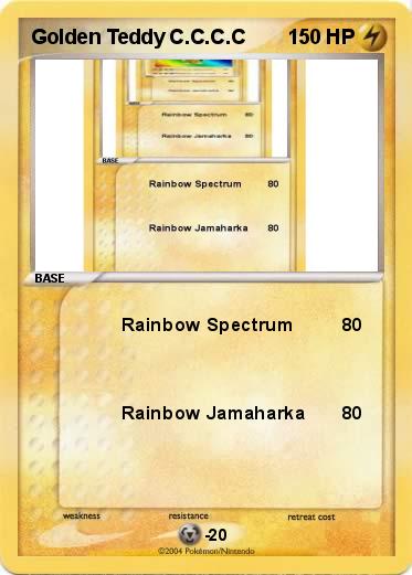 Pokemon Golden Teddy C.C.C.C