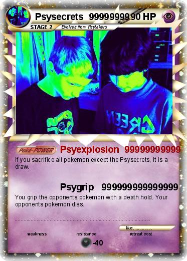 Pokemon Psysecrets  99999999