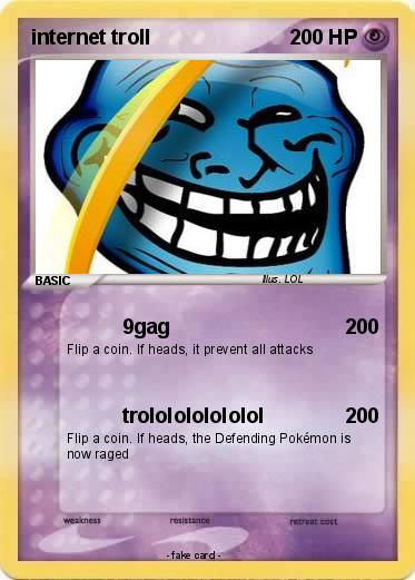 Pokemon internet troll