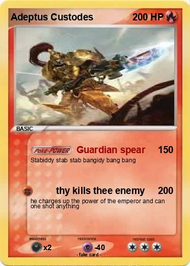 Pokemon Adeptus Custodes