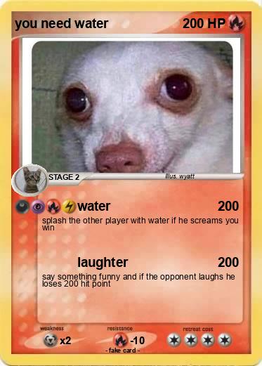 Pokemon you need water