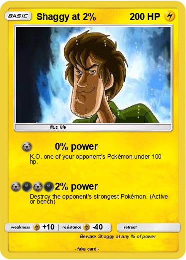 Pokemon Shaggy at 2%