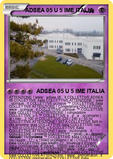 Pokemon ADSEA 05 U 5 IME ITALIA