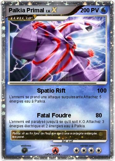 Pokemon Palkia Primal