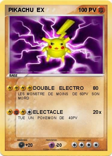 Pokemon PIKACHU  EX