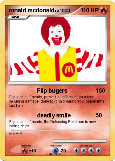 Pokemon ronald mcdonald