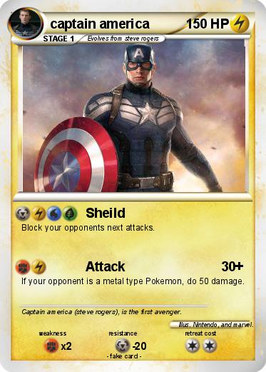 Pokemon captain america