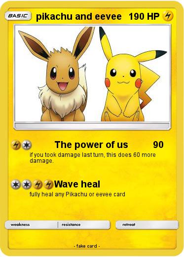 Pokemon pikachu and eevee