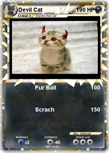 Pokemon Devil Cat